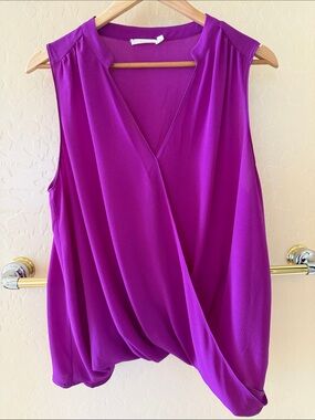 Sleeveless Bright Purple tank top